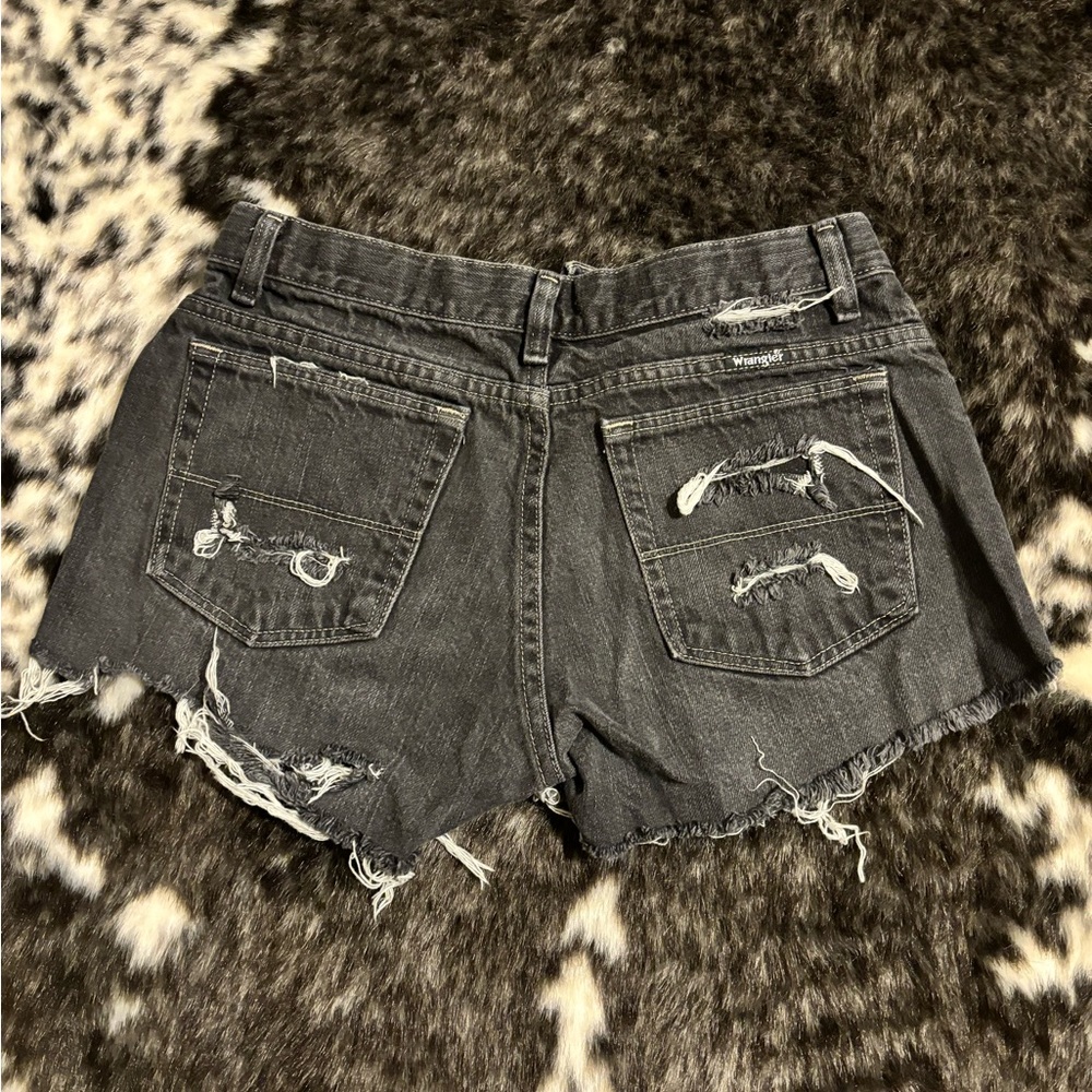 Wrangler upcycled cut offs